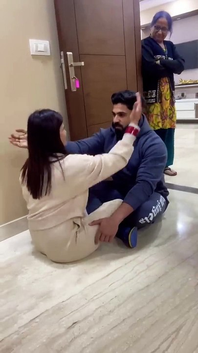 Prank on Husband @umangkatyalvlogs #imkavy #shorts #youtubeshorts