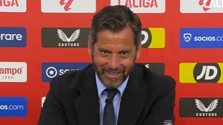 Puede que sea la frase del año en una rueda de prensa: Quique y cuál es el problema del Barcelona