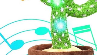 Introducing the new Dancing and Talking Copying Glowing Cactus Toy!