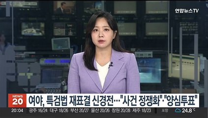 여야, 특검법 재표결 신경전…"사건 정쟁화" vs "양심 투표"