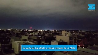 Un corte de luz afecta a varios sectores de La Plata