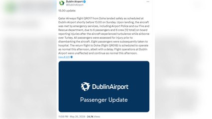 더블린행 카타르항공 여객기 난기류 휘말려 12명 부상 / YTN