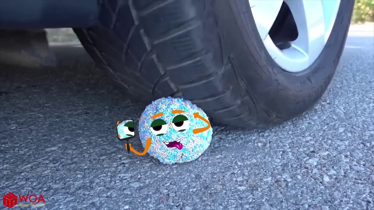 Experiment Car vs Jelly ,Toothpaste, Coca Cola ｜ Crushing Crunchy & Soft Things by Car ｜Woa Doodland