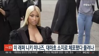 미 래퍼 니키 미나즈, 대마초 소지로 체포됐다 풀려나