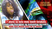 Bata, ’di tinablan ng kamandag ng cobra dahil may dilang gaya ng sa ahas? | Kapuso Mo, Jessica Soho