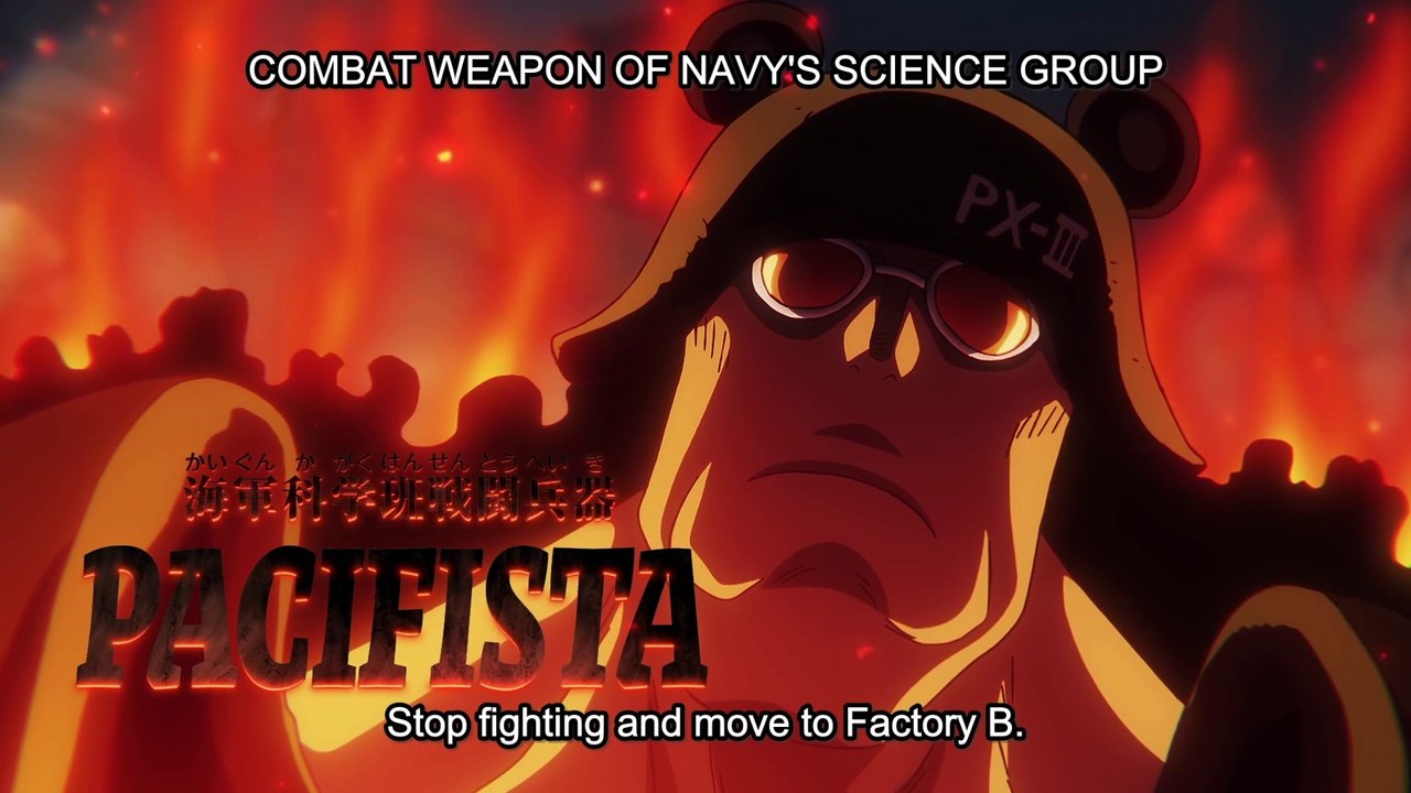 Pacifista Mark. III | One Piece 1106 - video Dailymotion