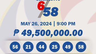 Lotto Draw Results, May 26, 2024 | Ultra Lotto 6/58, Super Lotto 6/49, 3D, 2D