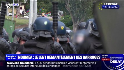 Nouvelle-Calédonie: à Kaméré, au nord de Nouméa, les barrages se démantèlent lentement