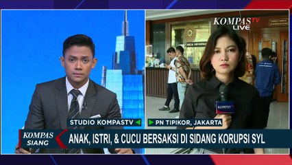 Anak, Istri, dan Cucu Bersaksi di Sidang Korupsi Eks Mentan SYL