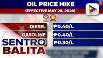 Taas-presyo sa mga produktong petrolyo, ipatutupad bukas