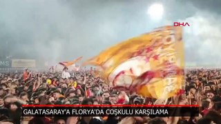 Galatasaray'a Florya'da coşkulu karşılama