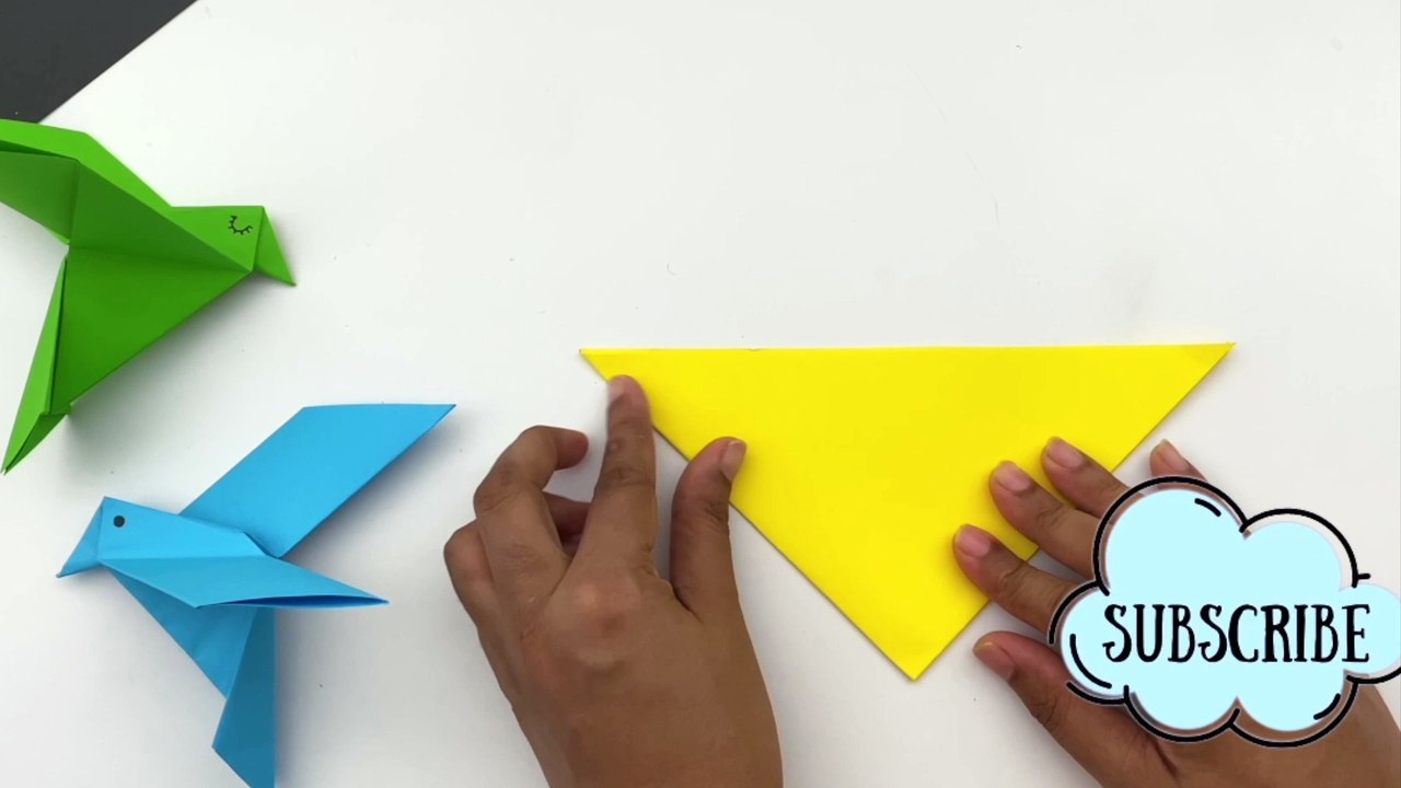 Paper Bird Craft / How to Make Bird With Paper At Home / Paper Craft / Easy Paper Bird