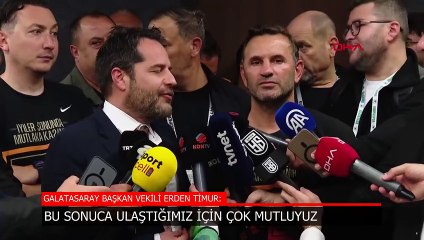 Erden Timur: Herkes şampiyonluğa inanmıştı