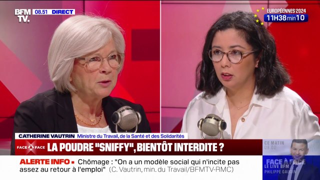 La ministre de la Santé appelle à éviter la poudre Sniffy et n'exclut pas une interdiction