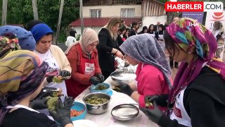 Amasya'nın coğrafi işaretli yemekleri köy okulunda öğrencilerle buluşturdular