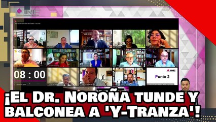 ¡VEAN! ¡Noroña tunde y balconea a ‘Y-tranza’ y al INE exhibiendo sus tranzas de desvió de billetes!