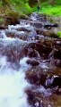 Falling water frome mountain