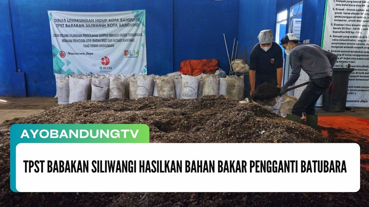 TPST Babakan Siliwangi Hasilkan Bahan Bakar Pengganti Batubara
