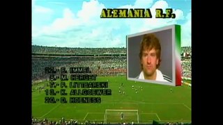 West Germany v Mexico Quarter Final 21-06-1986