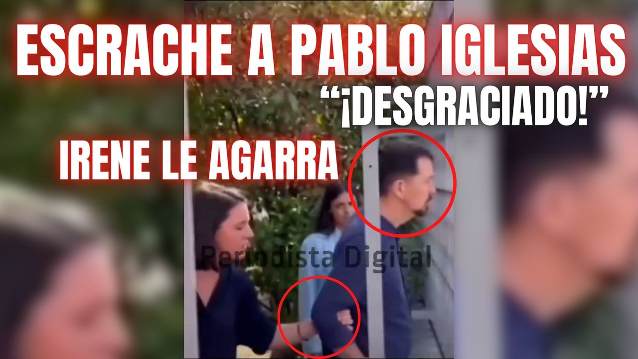 Un vecino de Vallecas le da de su propia medicina a Pablo Iglesias al soltarle a la cara que es un 'vendido': "¡Eres un miserable, asqueroso!"