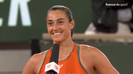 1er tour - Caroline Garcia : C'est difficile pour moi de garder ma concentration à très haut niveau