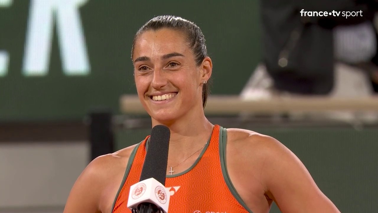 1er tour - Caroline Garcia : C'est difficile pour moi de garder ma concentration à très haut niveau