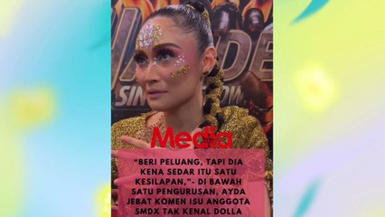 Ayda Jebat akui marah atas isu yang tercetus susulan ‘live TT’ dilakukan salah seorang anggota SMDX