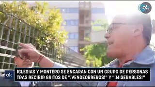 Gritos contra Irene Montero y Pablo Iglesias a su llegada a los juzgados ¡Sois unos vendeobreros!