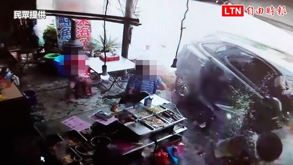 台南永康驚險車禍！駕駛恍神撞進魚湯店，波及多處財物損失🚗