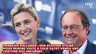 François Hollande : son scooter utilisé pour rendre visite à Julie Gayet vendu une fortune aux enchères