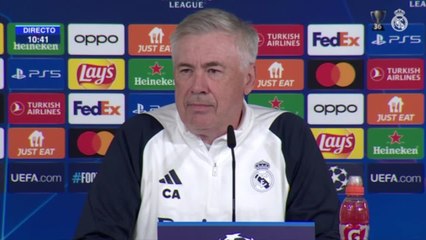 La rutina de Ancelotti el día de una final