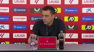 Xavi tras su último partido como entrenador del Barça: 