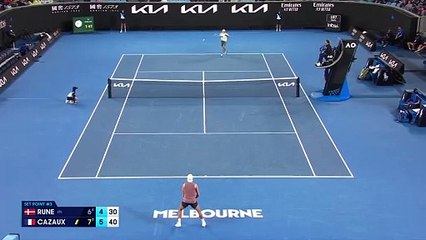 2 sets à 0 face à Rune : Comment Cazaux a conclu la deuxième manche