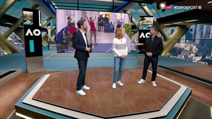 Henin sur Djokovic : "Il souffre, il laisse passer l'orage et il reprend le dessus physiquement"