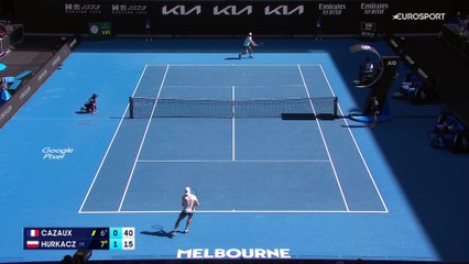Un tweener sur balle de jeu : Cazaux fait le show face à Hurkacz