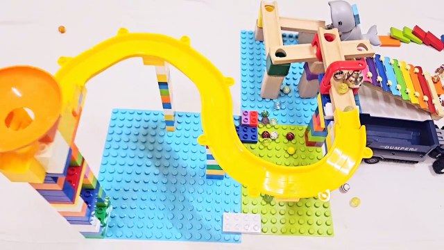 Marble Run Race Compilation | HABA Wooden Marble Run with Xylophone Mable Run | Marble Run Asmr