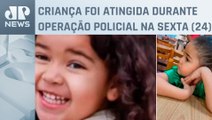 Menina de 7 anos baleada em Duque de Caxias (RJ) recebe alta