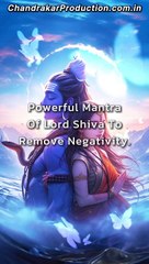 ️ Powerful Mantra Of Lord Shiva To Remove Negativity #trending #shorts