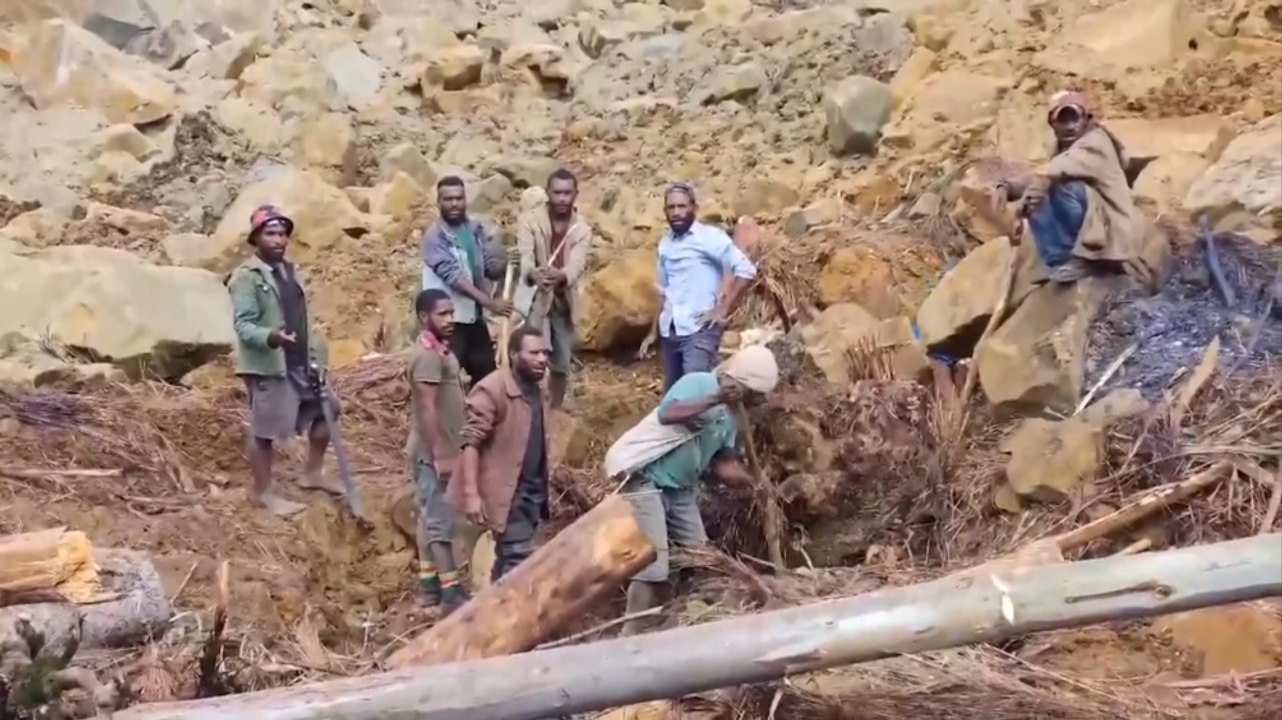 Al menos 670 muertos tras una avalancha en Papúa Nueva Guinea
