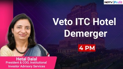 IiAS Advises ITC Shareholders To Vote Against Hotel Demerger