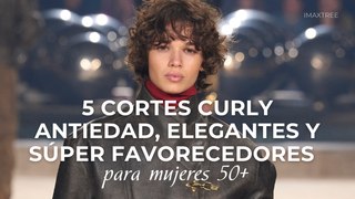 5 cortes curly antiedad, elegantes y súper favorecedores para mujeres 50+