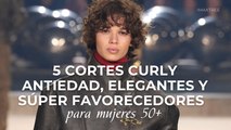 5 cortes curly antiedad, elegantes y súper favorecedores para mujeres 50 