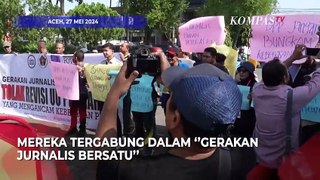 Jurnalis Aceh Geruduk Kantor DPRA Menuntut Hal Ini