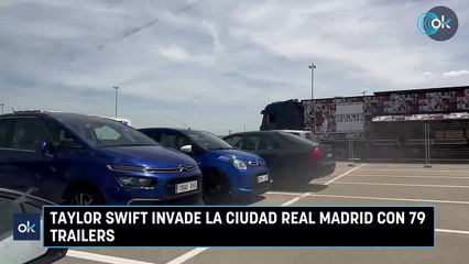 Taylor Swift Surprises Madrid with 79 Trailers in a Spectacular Invasion 🎤