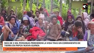 Más de 2 mil personas perdieron la vida tras un corrimiento de tierra en papúa nueva guinea