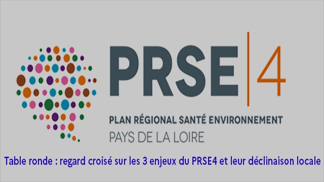 Journée de lancement du PRSE4 Pays de la Loire – Table ronde : regards croisés sur les 3 enjeux du PRSE4 et leur déclinaison locale
