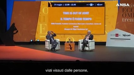 Tremonti: "I giovani e la voglia di economia"