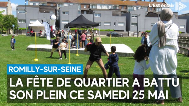 La fête de quartier a battu son plein à Romilly-sur-Seine