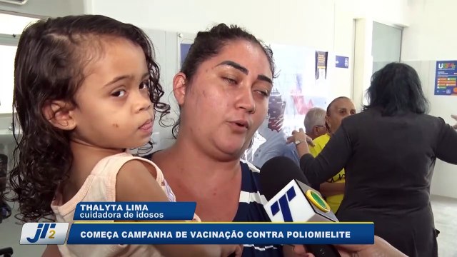 Começa campanha de vacinação contra poliomielite