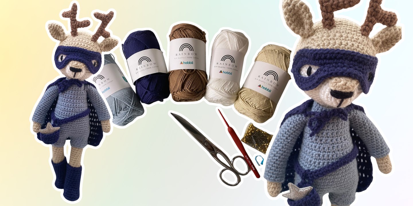 Oscar le cerf, le plus mignon des amigurumis au crochet